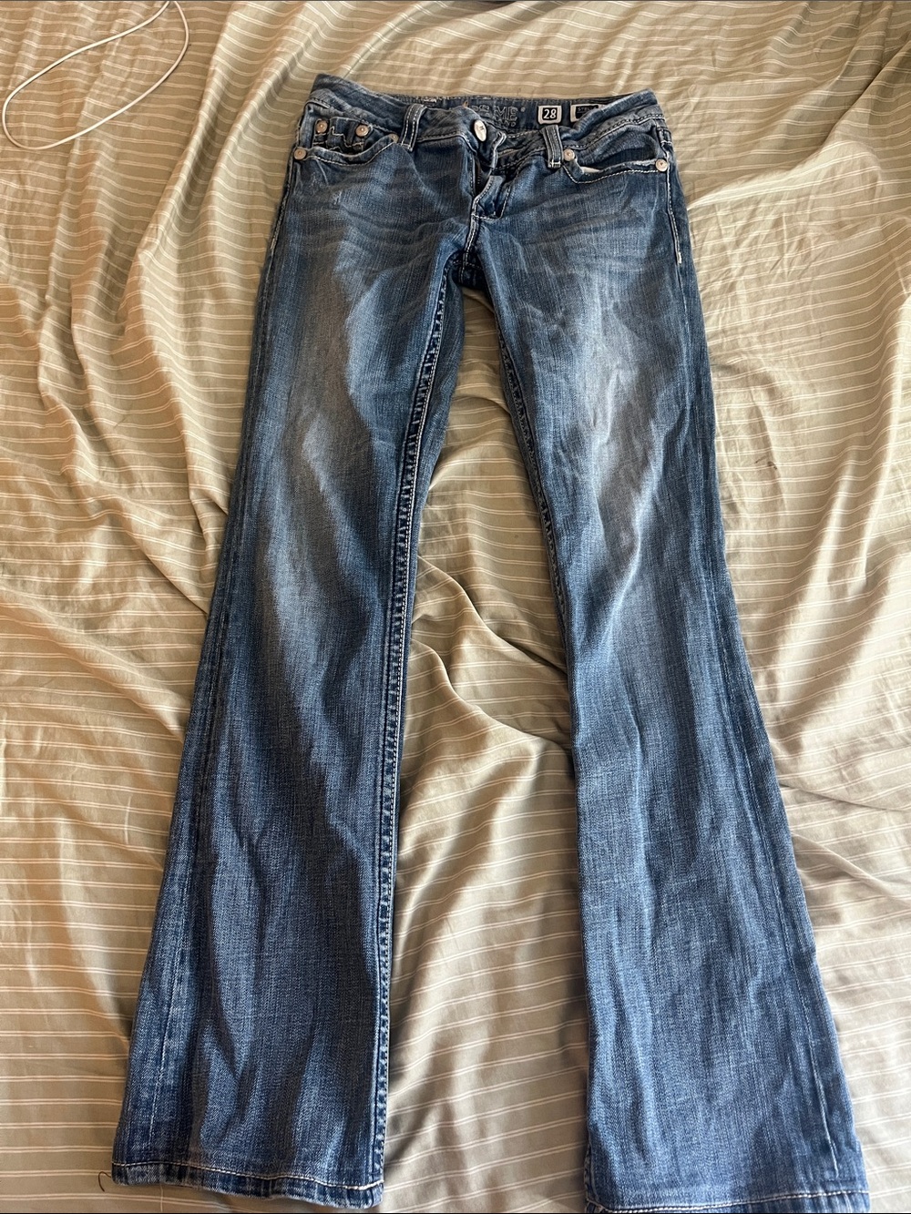 Miss me low rise bootcut jeans